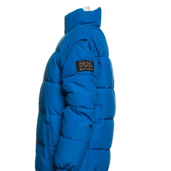 P.E Nation Blue Down Coat NWOT - Picture 2 of 3